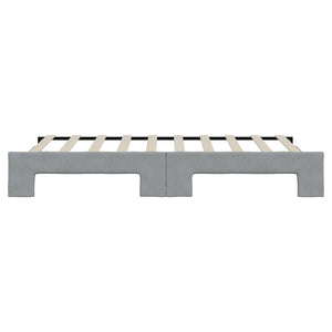 Divano Letto con Letto Estraibile-Sofa Letto-Daybed Grigio Chiaro 90x190 Tessuto 682219