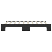 Divano Letto con Letto Estraibile Nero 90x190 cm in Tessuto