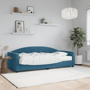 Divano Letto con Materasso Blu 80x200 cm in Vellutocod mxl 119754