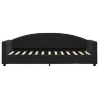 Divano Letto con Materasso Nero 80x200 cm in Velluto 3197274