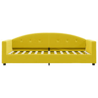 Divano Letto con Materasso Giallo 80x200 cm in Velluto 3197275
