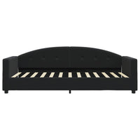 Divano Letto con Materasso Nero 90x200 cm in Velluto 3197281