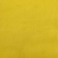 Divano Letto con Materasso Giallo 90x200 cm in Velluto 3197282