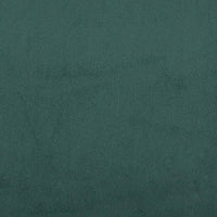 Divano Letto con Letto Estraibile Verde Scuro 80x200cm Velluto