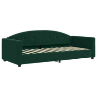 Divano Letto con Letto Estraibile-Sofa Letto-Daybed Verde Scuro 90x200cm Velluto 795953