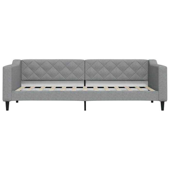 Divano Letto con Letto Estraibile-Sofa Letto-Daybed Grigio Chiaro 80x200 Tessuto 633951