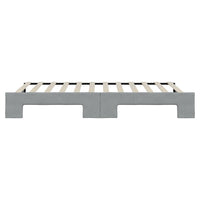 vidaXL Divano Letto con Letto Estraibile Grigio Chiaro 100x200 Tessuto