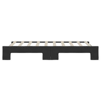 Divano Letto con Letto Estraibile Nero 90x190 cm in Tessuto 3197438