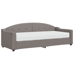 Divano Letto con Materasso-Sofa Letto-Daybed Tortora 80x200 cm in Tessuto 312390