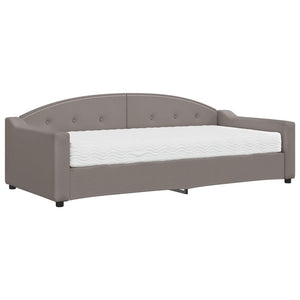 Divano Letto con Materasso-Sofa Letto-Daybed Tortora 90x200 cm in Tessuto 912260