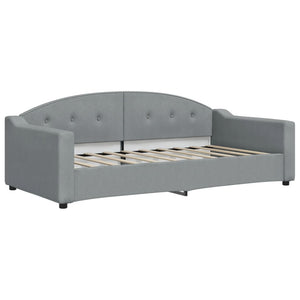 Divano Letto con Materasso Grigio Chiaro 90x190 cm in Tessutocod mxl 80353