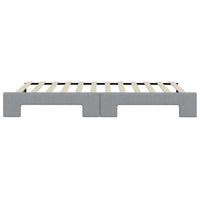 Divano Letto con Letto Estraibile-Sofa Letto-Daybed Grigio Chiaro 80x200 Tessuto 368668