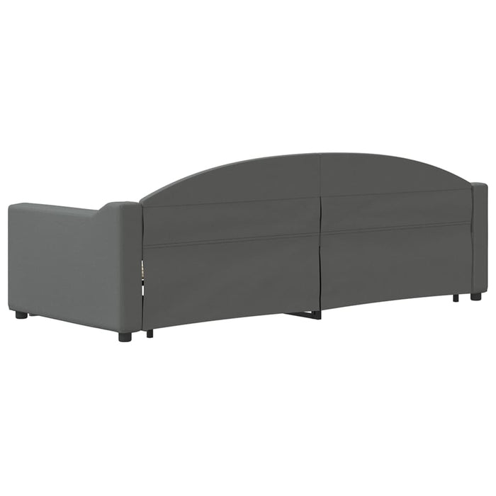 Divano Letto con Letto Estraibile-Sofa Letto-Daybed Grigio Scuro 80x200 Tessuto 575906
