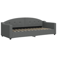 Divano Letto con Letto Estraibile-Sofa Letto-Daybed Grigio Scuro 80x200 Tessuto 575906
