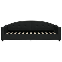 Divano Letto con Letto Estraibile-Sofa Letto-Daybed Nero 80x200 Tessuto 447952