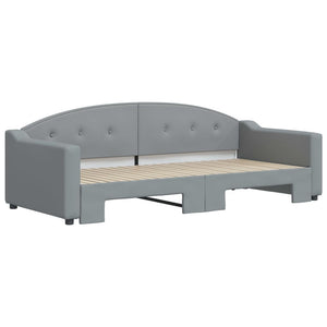 Divano Letto con Letto Estraibile Grigio Chiaro 90x200 Tessutocod mxl 130590