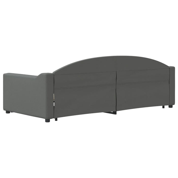Divano Letto con Letto Estraibile-Sofa Letto-Daybed Grigio Scuro 90x200cm Tessuto 773957