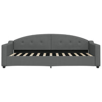 Divano Letto con Letto Estraibile-Sofa Letto-Daybed Grigio Scuro 90x200cm Tessuto 773957
