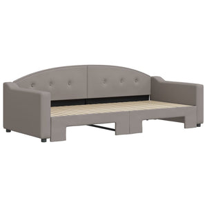 Divano Letto con Letto Estraibile-Sofa Letto-Daybed Tortora 90x200 cm in Tessuto 654917