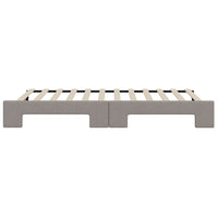Divano Letto con Letto Estraibile-Sofa Letto-Daybed Tortora 90x200 cm in Tessuto 654917