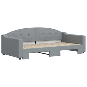 Divano Letto con Letto Estraibile Grigio Chiaro 100x200 Tessutocod mxl 106603