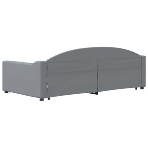 Divano Letto con Letto Estraibile-Sofa Letto-Daybed Grigio Chiaro 100x200 Tessuto 894633