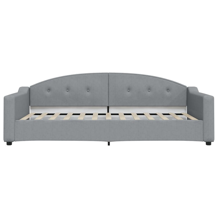 Divano Letto con Letto Estraibile-Sofa Letto-Daybed Grigio Chiaro 100x200 Tessuto 894633