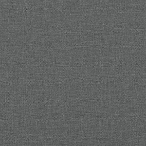 Divano Letto con Letto Estraibile Grigio Scuro 100x200 Tessuto 3197536