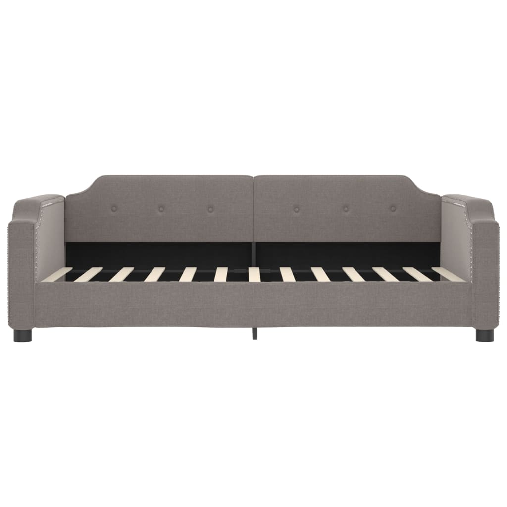 Divano Letto con Materasso Tortora 90x200 cm in Tessuto 3197619