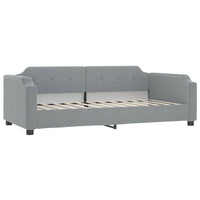 Divano Letto con Materasso Grigio Chiaro 90x190 cm in Tessutocod mxl 72932