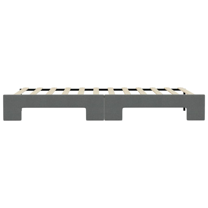 Divano Letto con Letto Estraibile-Sofa Letto-Daybed Grigio Scuro 80x200 Tessuto 521378