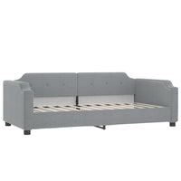 Divano Letto con Letto Estraibile-Sofa Letto-Daybed Grigio Chiaro 90x200 Tessuto 850006