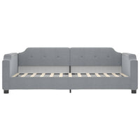 Divano Letto con Letto Estraibile-Sofa Letto-Daybed Grigio Chiaro 90x200 Tessuto 850006