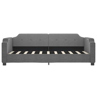 Divano Letto con Letto Estraibile-Sofa Letto-Daybed Grigio Scuro 90x190cm Tessuto 952553