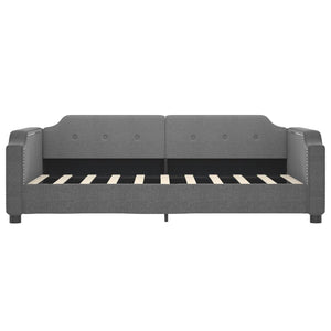 Divano Letto con Letto Estraibile-Sofa Letto-Daybed Grigio Scuro 90x190cm Tessuto 952553