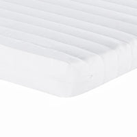 Divano Letto Estraibile con Materassi Tortora 100x200cm Tessuto 3197660