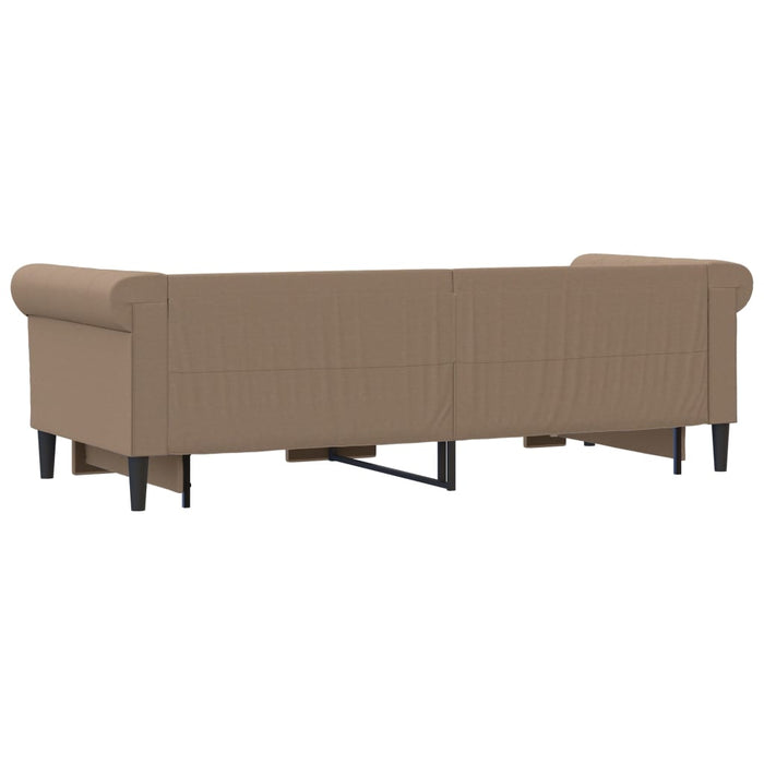 Divano Letto Estraibile Cappuccino 90x200 cm in Similpelle 3197726