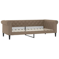 Divano Letto Estraibile Cappuccino 90x200 cm in Similpelle 3197726