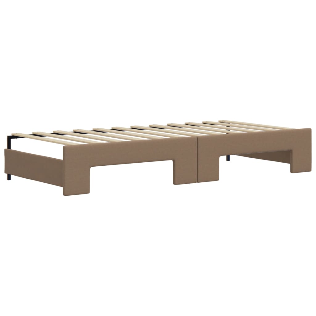 Divano Letto Estraibile Cappuccino 90x200 cm in Similpelle
