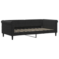 Divano Letto con Materasso Nero 90x190 cm in Vellutocod mxl 96915