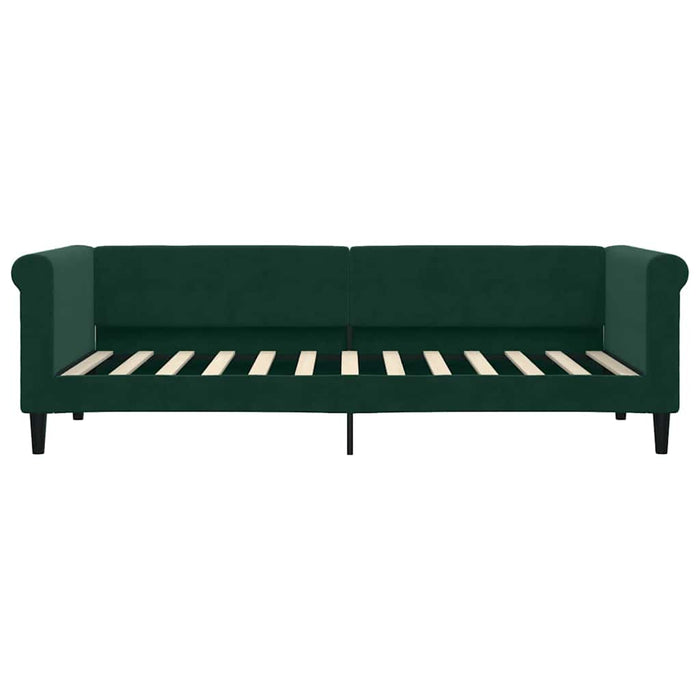 Divano Letto con Letto Estraibile-Sofa Letto-Daybed Verde Scuro 80x200cm Velluto 611137