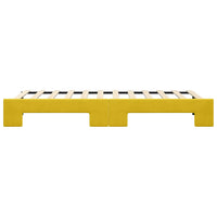Divano Letto con Letto Estraibile-Sofa Letto-Daybed Giallo 80x200 cm in Velluto 629550