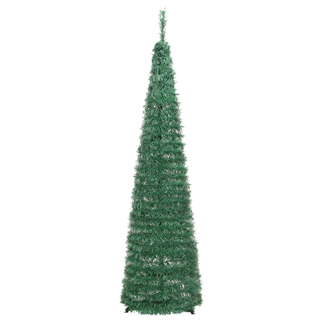 Albero di Natale Artificiale Pop-up con 50 LED Verde 120 cm 357751