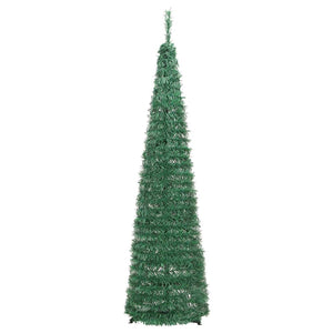 Albero di Natale Artificiale Pop-up con 50 LED Verde 120 cm 357751