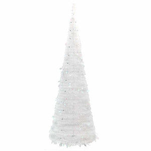 vidaXL Albero di Natale Artificiale Pop-up con 150 LED Bianco 180 cm