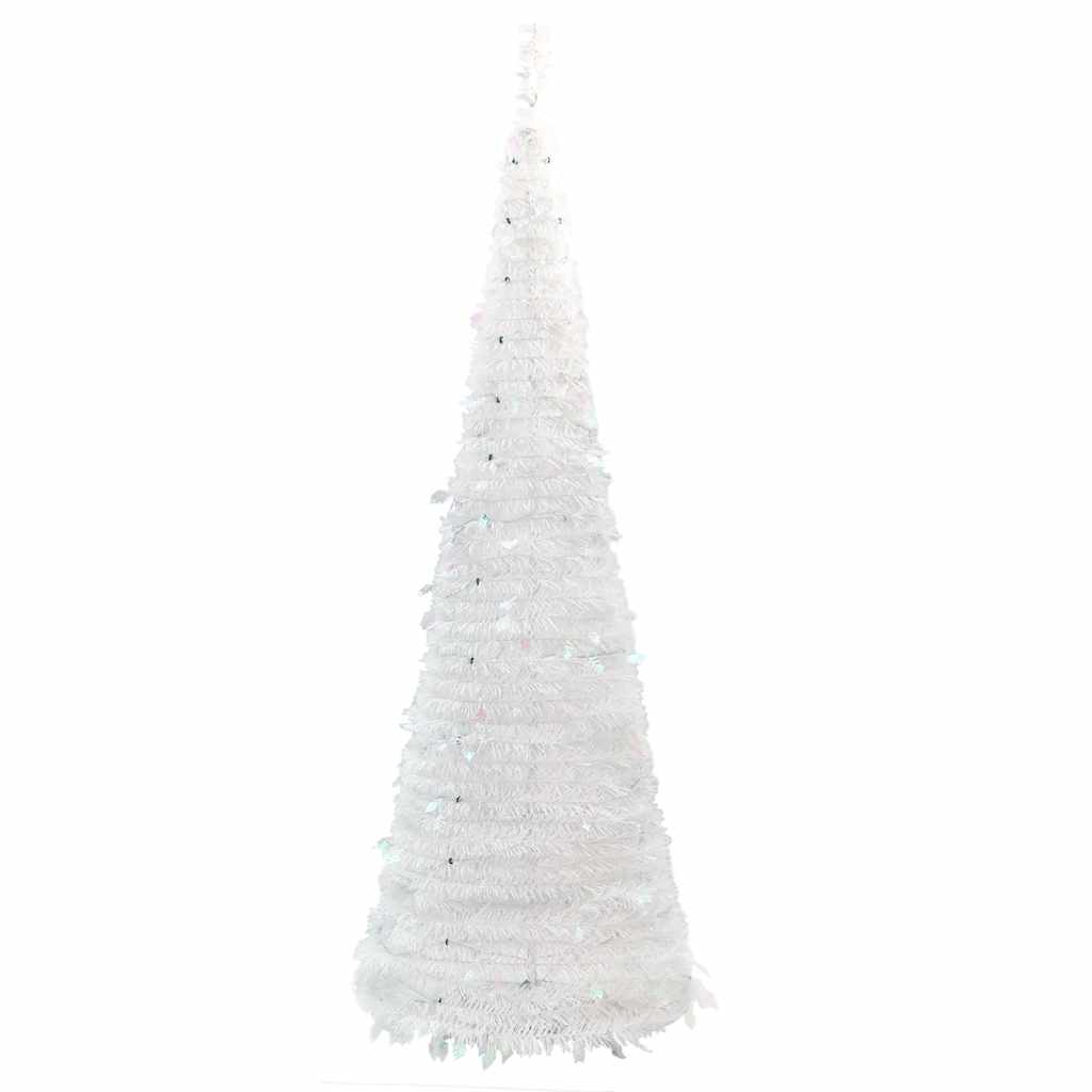 Albero di Natale Artificiale Pop-up con 150 LED Bianco 180 cm 357754