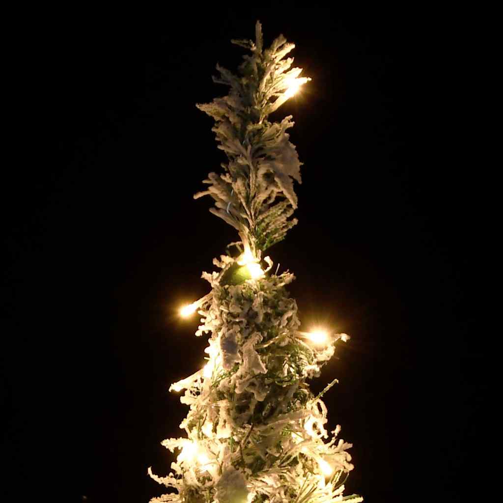 Albero di Natale Artificiale Pop-up Neve Fioccata 150 LED 180cm 357758