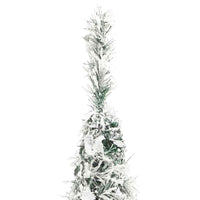vidaXL Albero di Natale Artificiale Pop-up Neve Fioccata 150 LED 180cm