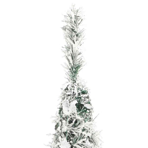 Albero di Natale Artificiale Pop-up Neve Fioccata 150 LED 180cm 357758
