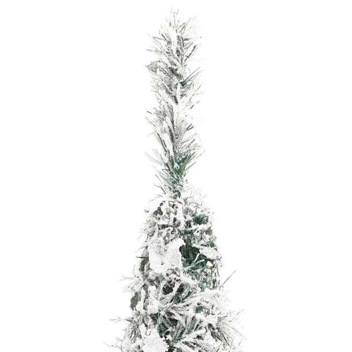 Albero di Natale Artificiale Pop-up Neve Fioccata 150 LED 180cm 357758